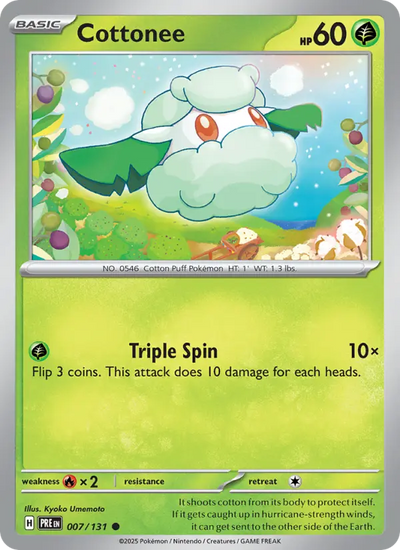 Cottonee (007) — Prismatic Evolutions