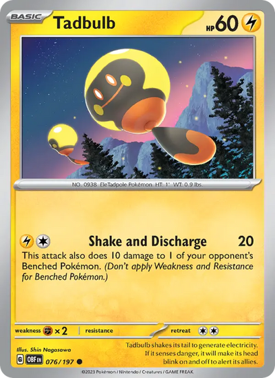 Tadbulb (076) — Obsidian Flames