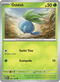 Oddish (001) — Obsidian Flames