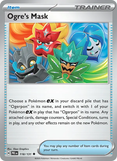 Ogre's Mask (118) — Prismatic Evolutions