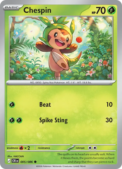 Chespin (005) — Chaos Rising