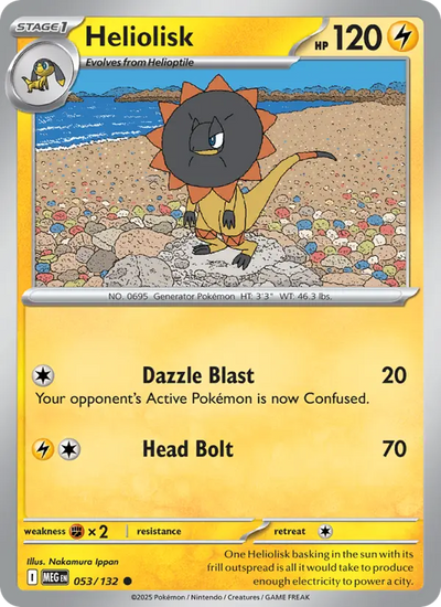 Heliolisk (053) — Mega Evolution