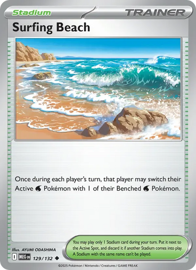 Surfing Beach (129) — Mega Evolution