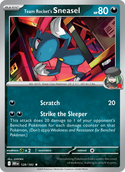 Team Rocket's Sneasel (128) — Destined Rivals