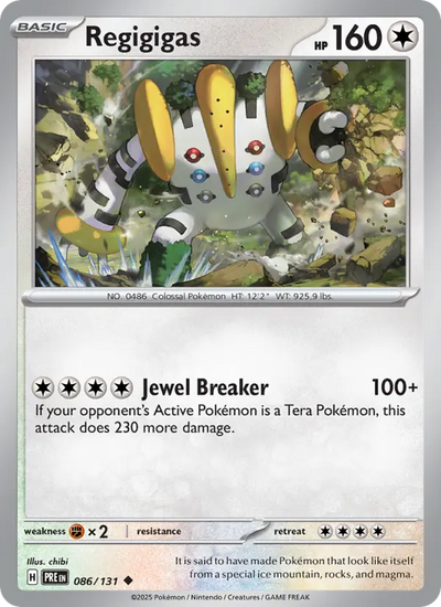 Regigigas (086) — Prismatic Evolutions