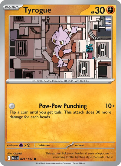 Tyrogue (071) — Mega Evolution