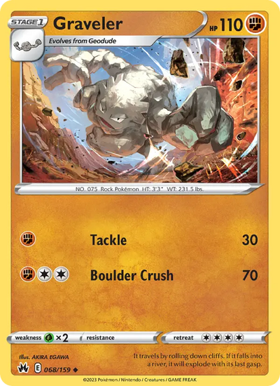 Graveler (068) — Crown Zenith