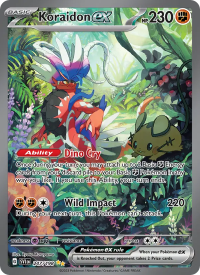 Koraidon ex (247) — Scarlet & Violet