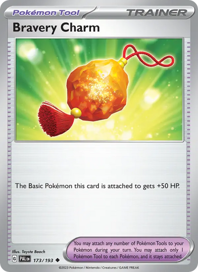 Bravery Charm (173) — Paldea Evolved