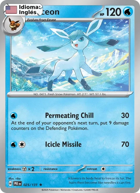Glaceon (025) — Prismatic Evolutions