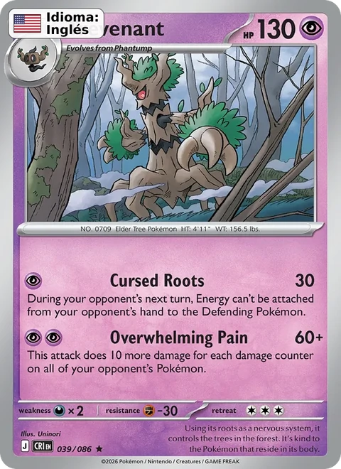 Trevenant (039) — Chaos Rising