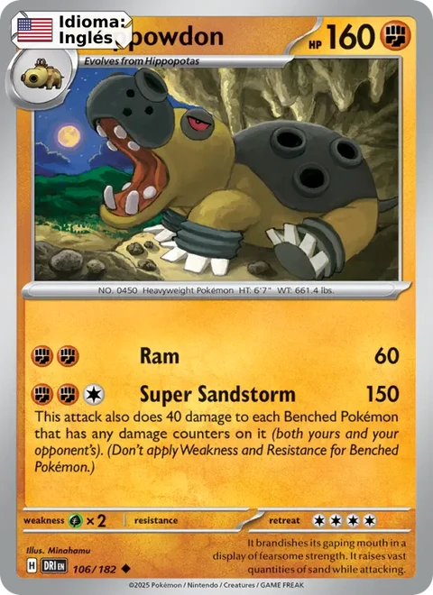 Hippowdon (106) — Destined Rivals