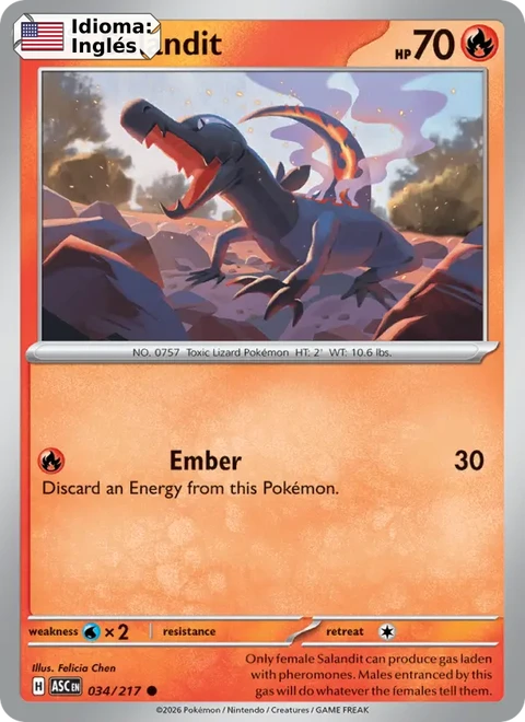 Salandit (034) — Ascended Heroes