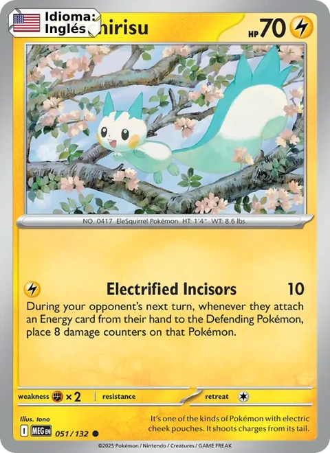Pachirisu (051) — Mega Evolution