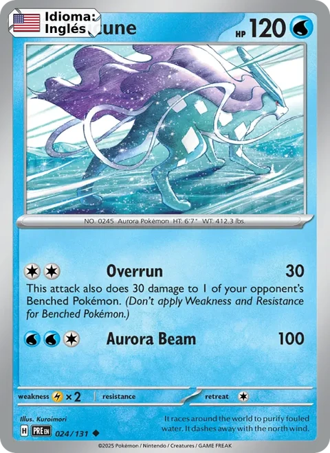 Suicune (024) — Prismatic Evolutions