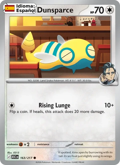 Larry's Dunsparce (163) — Ascended Heroes