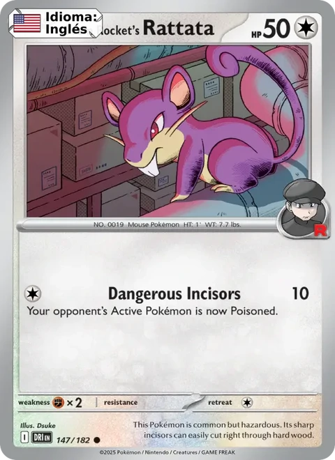 Team Rocket's Rattata (147) — Destined Rivals