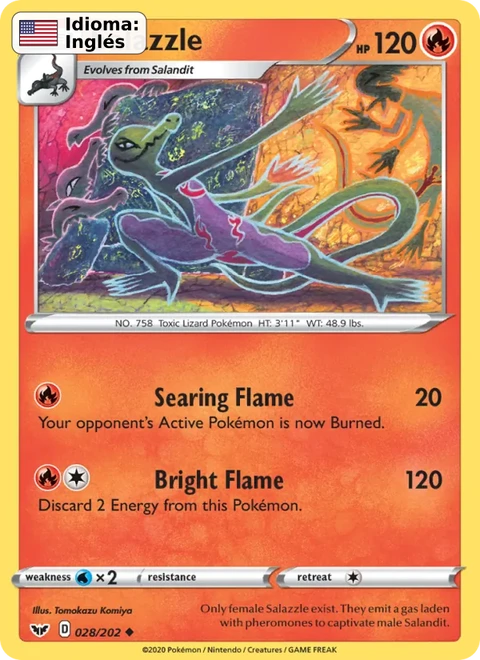 Salazzle (28) — Sword & Shield