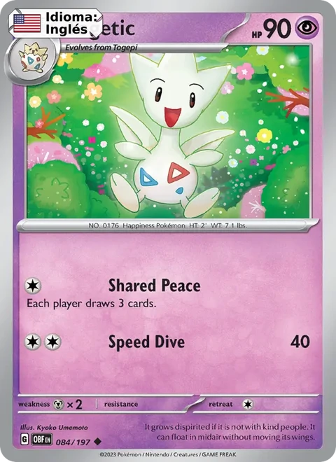 Togetic (084) — Obsidian Flames