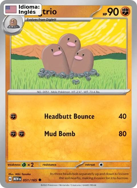 Dugtrio (051) — 151