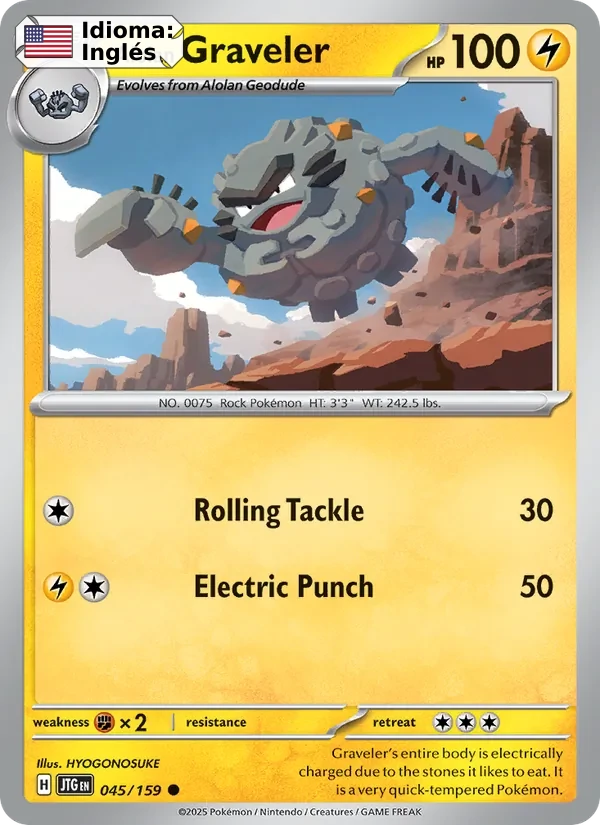 Alolan Graveler (045) — Journey Together