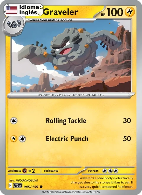 Alolan Graveler (045) — Journey Together