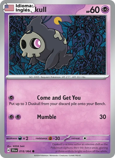 Duskull (018) — Shrouded Fable