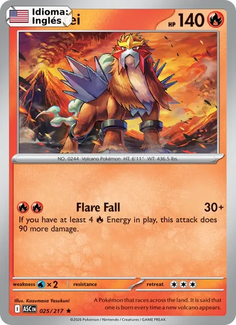 Entei (025) — Ascended Heroes