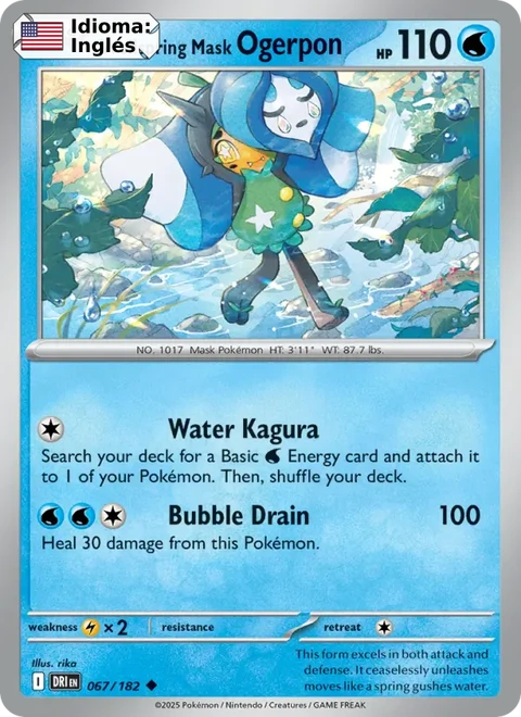Wellspring Mask Ogerpon (067) — Destined Rivals
