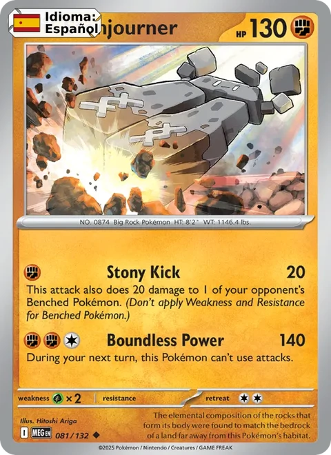 Stonjourner (081) — Mega Evolution