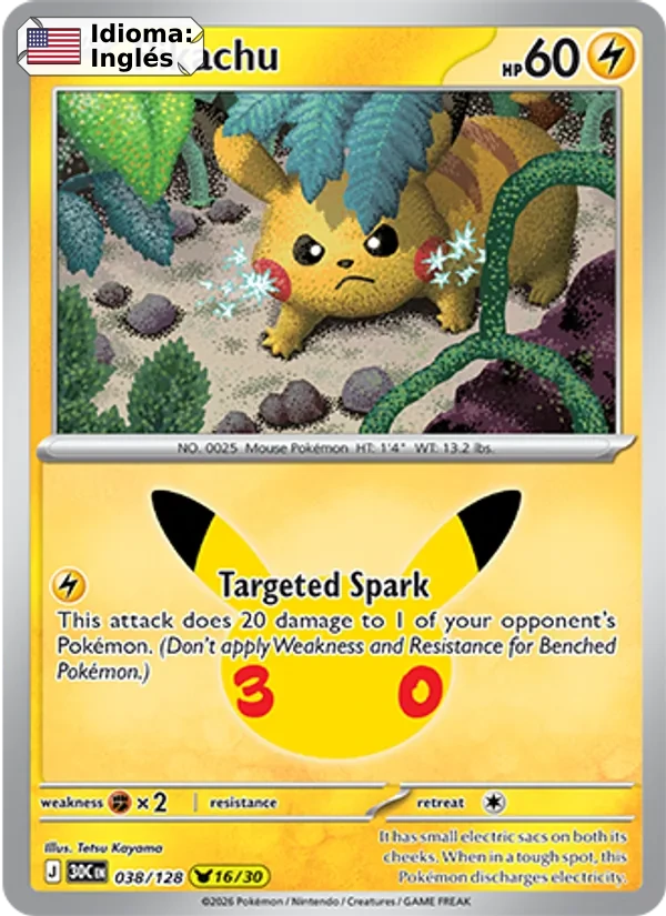 Pikachu (038) — 30th Celebration