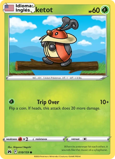 Kricketot (010) — Crown Zenith