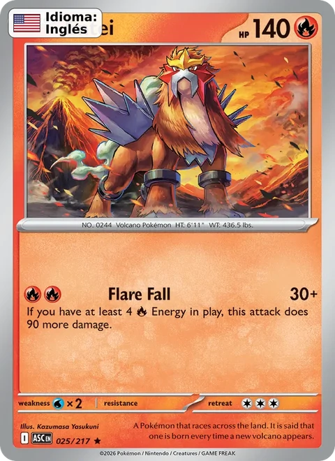 Entei (025) — Ascended Heroes