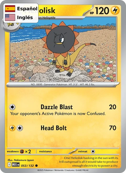Heliolisk (053) — Mega Evolution