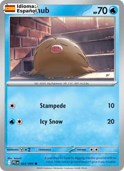 Swinub (023) — Phantasmal Flames