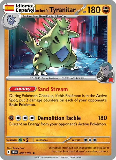 Team Rocket's Tyranitar (096) — Destined Rivals