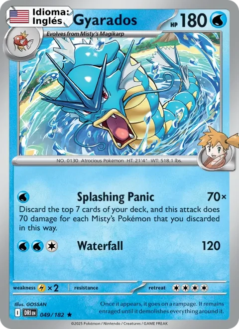 Misty's Gyarados (049) — Destined Rivals