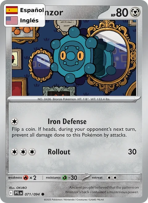 Bronzor (071) — Phantasmal Flames