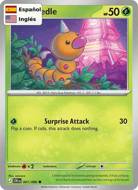 Weedle (001) — Chaos Rising
