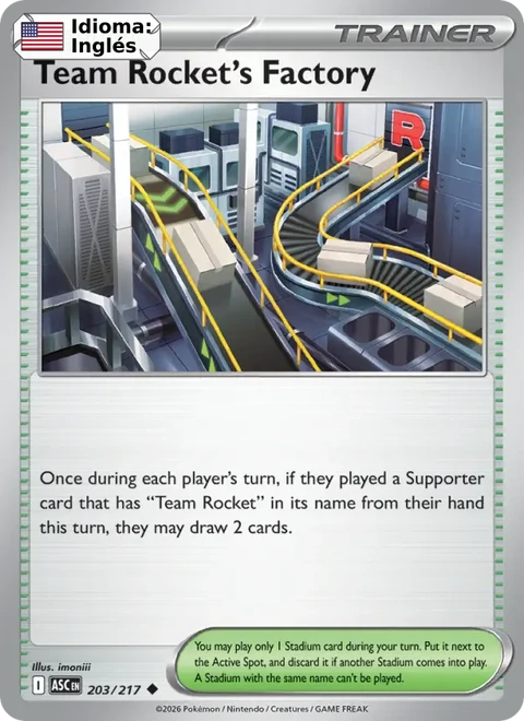 Team Rocket's Factory (203) — Ascended Heroes