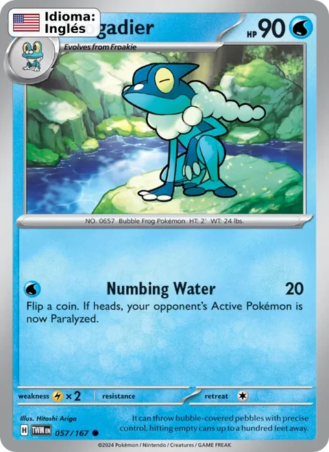 Frogadier (057) — Twilight Masquerade