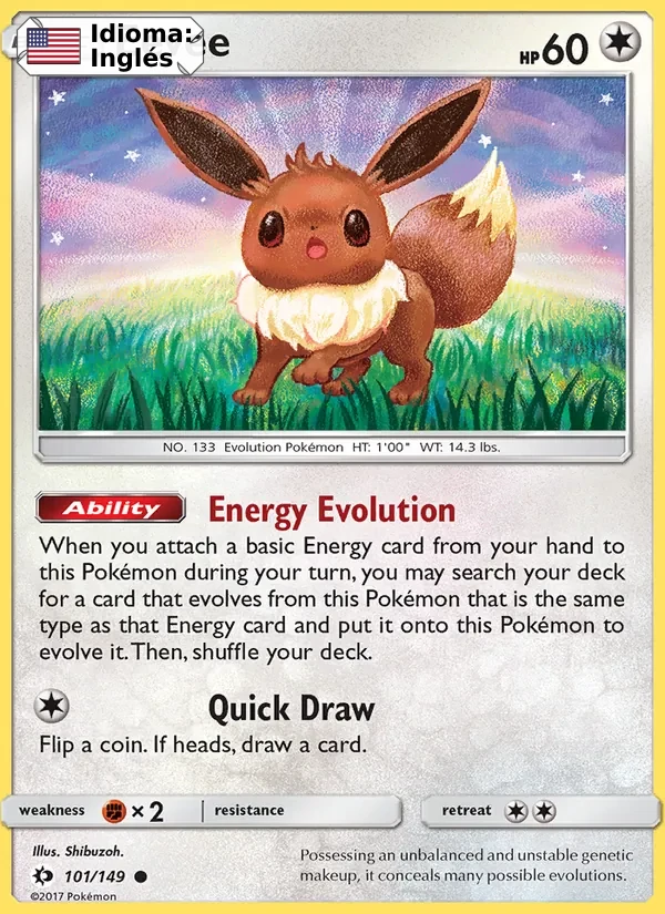 Eevee (101) — Sun & Moon