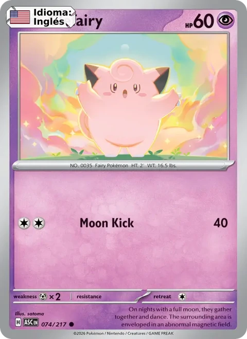 Clefairy (074) — Ascended Heroes