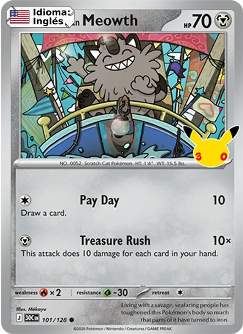 Galarian Meowth (101) — 30th Celebration