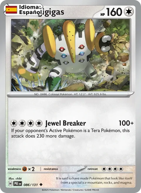 Regigigas (086) — Prismatic Evolutions