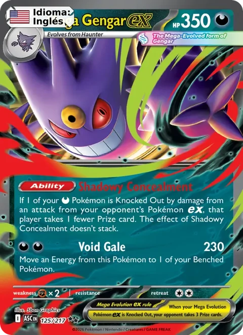 Mega Gengar ex (125) — Ascended Heroes