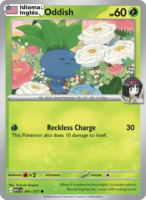 Erika's Oddish (001) — Ascended Heroes