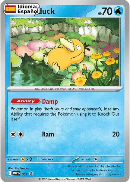 Psyduck (007) — MEP Black Star Promos
