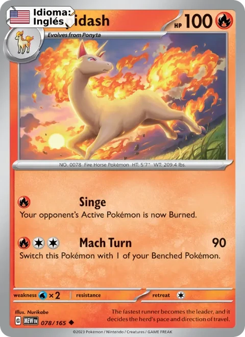 Rapidash (078) — 151