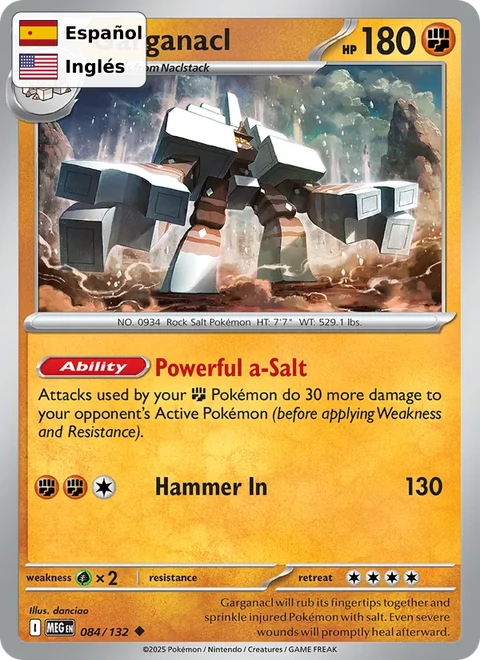 Garganacl (084) — Mega Evolution